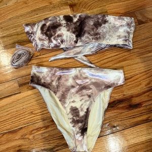 Purple Tie Dye PQ Swim Bikini Set